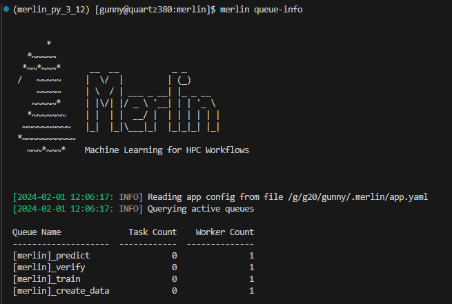 Output of Queue-Info When Queues Are Active
