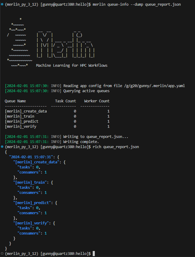 An Example Showcasing How to do a JSON Dump of Active Queue Stats